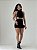 Vestido Curto Nude com Drapeado - Imagem 3