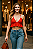 Cropped com Babados - Imagem 1