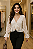 Blusa Transparente com Babados - Imagem 1