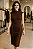 Vestido Tubo Marrom - Imagem 1