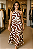 Vestido Longo Estampado Abstrato - Imagem 1