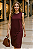 Vestido Longo Vinho - Imagem 1