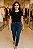 Calça Jeans Skinny Azul - Imagem 1