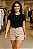 Shorts Bege Casual - Imagem 1
