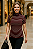 Blusa Listrada Marrom - Imagem 1