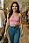 Cropped Rosa Básico - Imagem 1