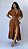 Vestido Longo Terracota com Fenda - Imagem 1