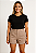 Shorts Bege Casual - Imagem 1