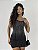 Vestido Tubinho Preto com Aplicações - Imagem 1