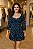 Vestido Floral Azul Marinho - Imagem 1
