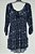 Vestido Floral Azul Marinho - Imagem 2
