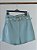 Shorts Azul com Cinto - Imagem 1