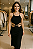 Vestido Preto com Recortes - Imagem 1
