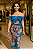 Conjunto Floral Azul - Imagem 1