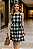 Vestido Xadrez Preto e Branco - Imagem 1