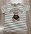 Camiseta Listrada com Urso - Imagem 2