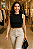 Cropped Canelado Preto - Imagem 1