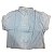 Camisa Social Curta Azul Claro - Imagem 2