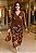 Vestido Midi Estampado Tropical - Imagem 1
