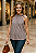 Blusa Listrada com Laço - Imagem 1
