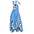 Vestido Longo Floral Azul - Imagem 2