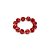 Pulseira  bolas de miçangas  vermelha - Imagem 2