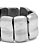 Bracelete Escultural 9 Retângulos - Imagem 2