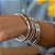 Pulseiras Conjunto com 06 argolas em alumínio Vestopazzo - Imagem 1