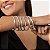 Pulseiras Conjunto com 06 argolas em alumínio Vestopazzo - Imagem 2