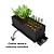 Tray2Grow Planter AutoPot Para Cultivo Autoirrigavel de raizes Flexivel com Paredes Porosas com 93X33X35CM - Imagem 3