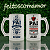 Caneca Chopp Time do Coração - Imagem 1