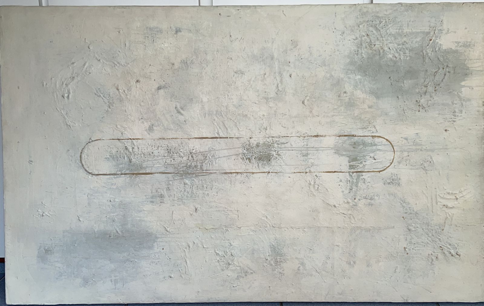 TELA ANA KESSELRING ÓLEO SOBRE TELA – GELO E CINZA – 1998 - 1,95 m (L) x 0,96 m (A) - Imagem 5