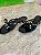 SANDÁLIA RASTEIRA VALENTINO RUBBER ROCKSTUD PRETA COM TACHAS - Imagem 4