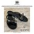 SANDÁLIA RASTEIRA VALENTINO RUBBER ROCKSTUD PRETA COM TACHAS - Imagem 1