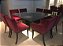 MESA DE JANTAR QUADRADA TANIA BULHÕES EM MADEIRA E TAMPO VIDRO – 1,50M (L) - Imagem 3