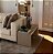 MESA LATERAL EMPÓRIO BERALDIN EM COURO OFF WHITE - Imagem 7