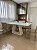 MESA DE JANTAR LIFE BRETON RETANGULAR EM LACA BRANCA E VIDRO PROTETOR – 1,80 M (C) - Imagem 2