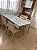 MESA DE JANTAR LIFE BRETON RETANGULAR EM LACA BRANCA E VIDRO PROTETOR – 1,80 M (C) - Imagem 5