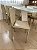 CADEIRAS CARLA TODA REVESTIDA EM COURO OFF WHITE PESPONTADO – 6 CADEIRAS - Imagem 6