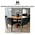 MESA REDONDA BUNNY JADER ALMEIDA EM MADEIRA COM BASE CENTRAL – 0,60 M (D) - Imagem 1