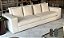 SOFÁ OFF WHITE TECIDO TRAMADO DA QUAKER– 2,60M (C) - Imagem 2