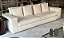 SOFÁ OFF WHITE TECIDO TRAMADO DA QUAKER– 2,60M (C) - Imagem 7