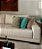 SOFÁ EM “L”COM CHAISE EM TECIDO OFF WHITE MESCLA – 3,05M (C) - Imagem 3