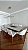MESA DE JANTAR EM LACA BRANCA COM 2 BASES DE VIDRO CRISTAL – 2M (C) - Imagem 6