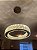 LUSTRE PENDENTE REDONDO COM BASE CROMADA E CRISTAIS – 0,49M (D) - Imagem 2