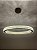 LUSTRE PENDENTE REDONDO COM BASE CROMADA E CRISTAIS – 0,49M (D) - Imagem 4