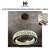 LUSTRE PENDENTE REDONDO COM BASE CROMADA E CRISTAIS – 0,49M (D) - Imagem 1