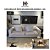 SOFÁ DUNELLI EM SUEDE OFF WHITE AVELUDADO BASE CROMADA – 2 UN. DISPONÍVEIS - Imagem 1