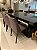 CADEIRAS DE JANTAR ARTEFACTO EM VELUDO PRETO – 8 CADEIRAS - Imagem 3