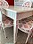 MESA DE JANTAR RETANGUlAR BRANCA PROVENÇAL – 1,10M (C) - Imagem 7